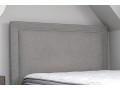 Contemporary Upholstered Grey Queen Bed