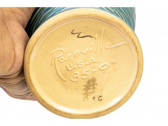 Four Roseville Pottery Bushberry Pottery Vessels
