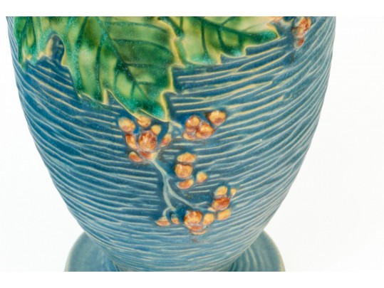 Four Roseville Pottery Bushberry Pottery Vessels