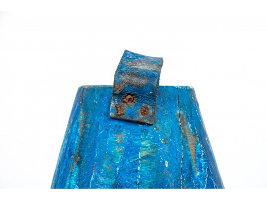 Vintage Painted Wooden Buoy