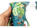 Four Roseville Pottery Bushberry Pottery Vessels