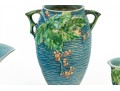 Four Roseville Pottery Bushberry Pottery Vessels