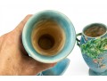 Four Roseville Pottery Bushberry Pottery Vessels