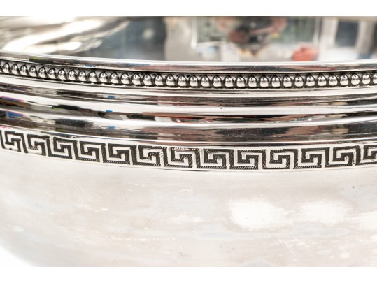 Wm. Gale/Dominick & Haff Stunning Sterling Antique Greek Revival Footed Pedestal Bowl