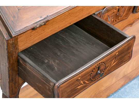 Antique Petite French Secretary, 18th Century