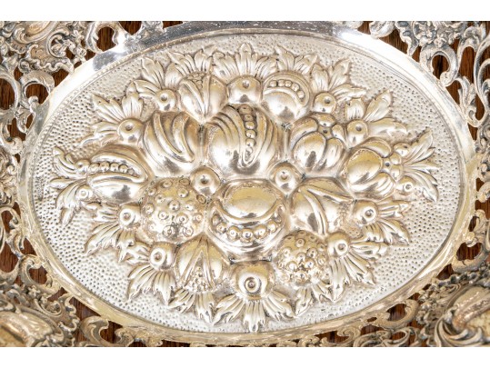 Marvelous 800 Grade Silver Centerpiece Bowl, 30.855 OZT