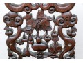 Heavy Antique Chinese Carved Rosewood Armchair 