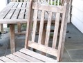 Wood Classics Teak Table With Three Chairs And Bench