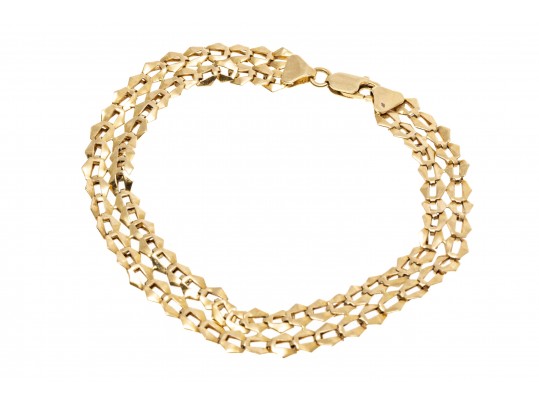 Tasteful 14K Chain Bracelet