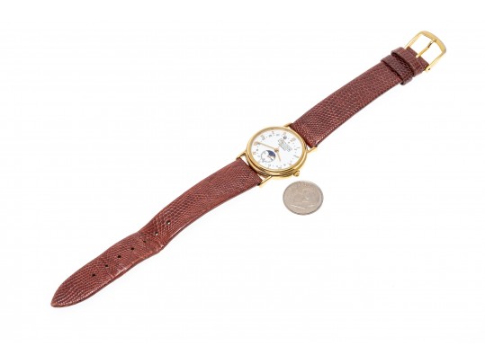 Movado Small Quartz Moon Phase Strap Watch