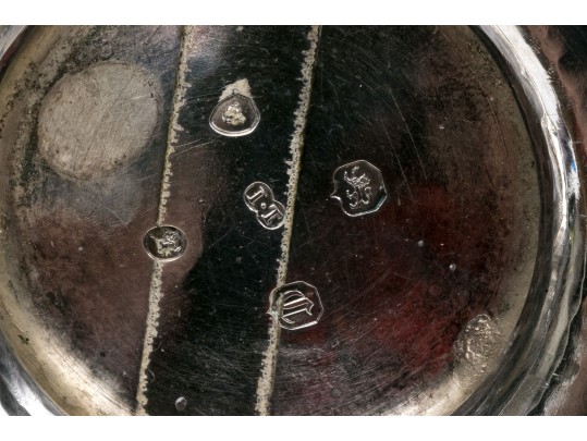 Antique Sterling Silver Beautiful Early Victorian Four Pieces Tea Set, Circa 1839 By Joseph Taylor