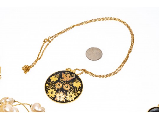 Lot Of Assorted Costume Jewelry, Including Two Costume Kate Spade Slip On Bangles