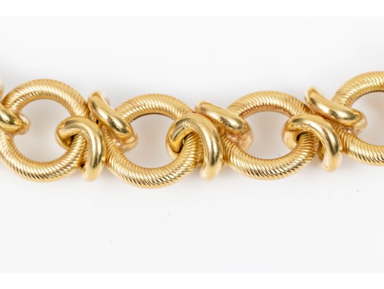 Stunning 18K Versitile Necklace And/Or Bracelet Set