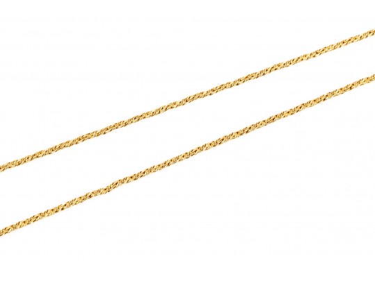 14K Twist Cable Chain Necklace