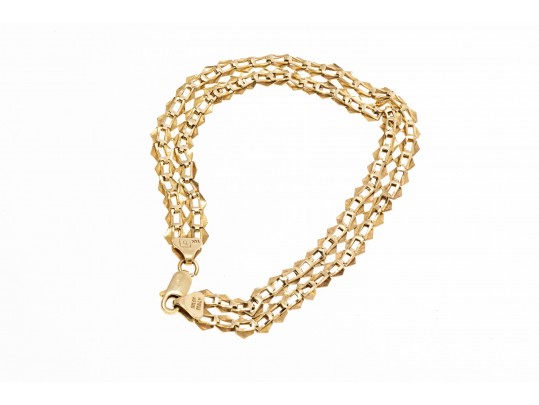 Tasteful 14K Chain Bracelet