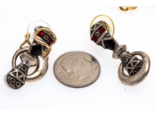 Lot Of Assorted Costume Jewelry, Including Two Costume Kate Spade Slip On Bangles