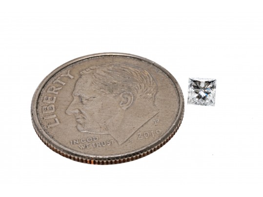 Loose Stone: One Princess Cut Diamond, 0.19 Cts