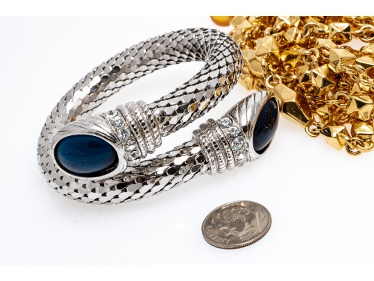 Lot Of Assorted Costume Jewelry, Including Two Costume Kate Spade Slip On Bangles