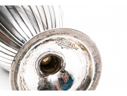 Tiffany & Co. Makers  Sterling Stunning Vintage Three Piece Pedestal Demitasse Set