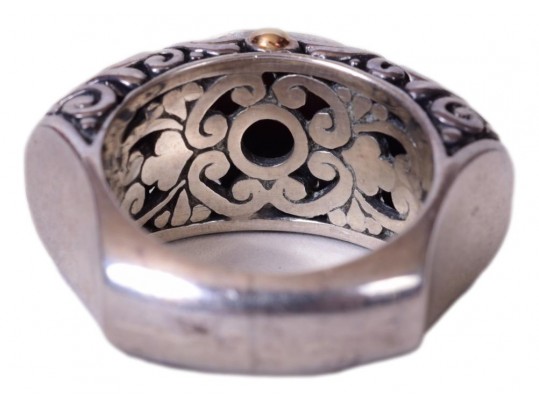 Samuel Benham BJC Sterling Silver, 18K Red Coral Jewelry Suite