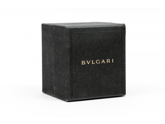 Bulgari Classic Sterling Silver Key Ring, Boxed