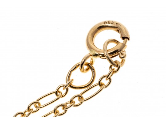 Delicate 14K Rich Purple Amethyst Pendant Necklace