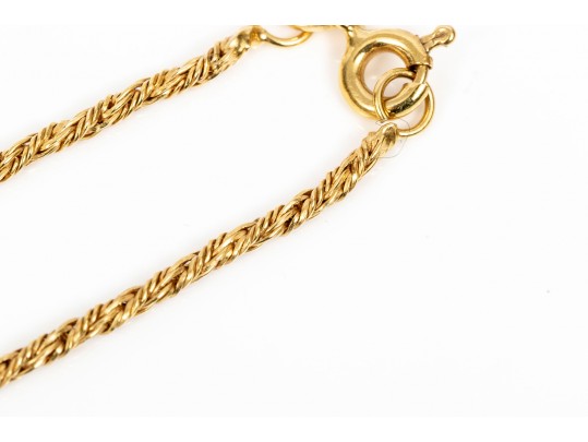 14K Twist Cable Chain Necklace