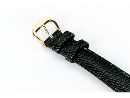 Classic Muste De Cartier Watch With Leather Strap