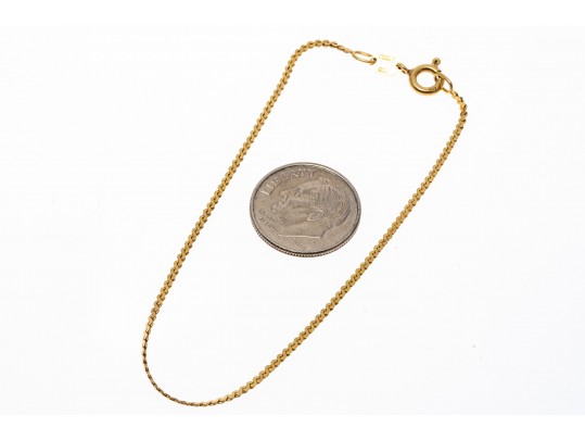 Lot Of Four Assorted Yellow Gold Jewelry Items, Including Earrings