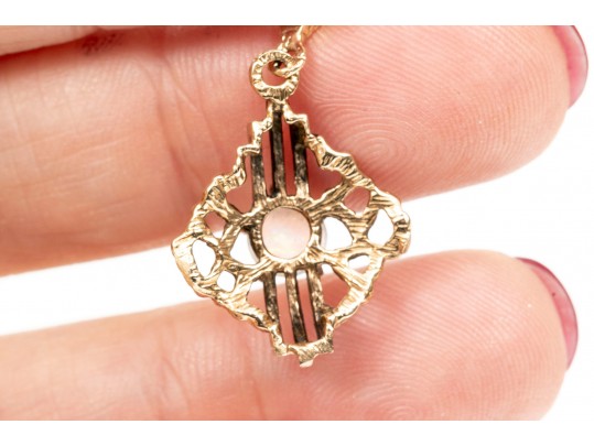 14K Pendants And Cameo Brooch/pendant