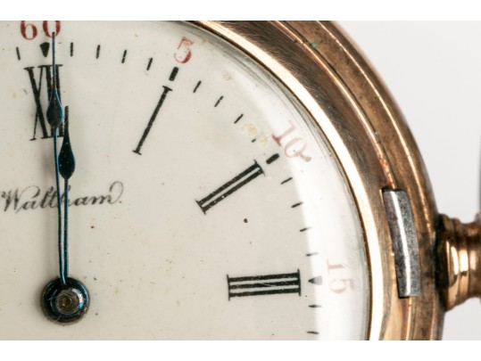 Lot Of Two Vintage Gold Filled Hunter Pocketwatches, Including Waltham