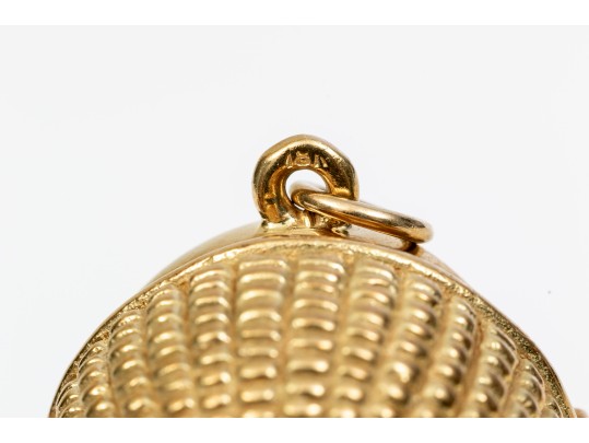 Classic 18K Nantucket Basket Glenaan Pendant 