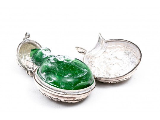 Vintage And Antique Assorted English And American Dresser Items, Including Three Perfume Bottles