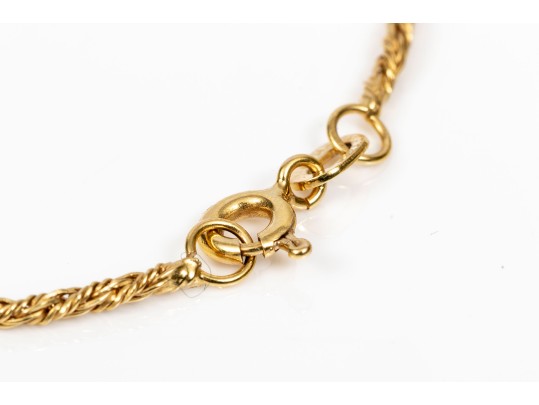14K Twist Cable Chain Necklace