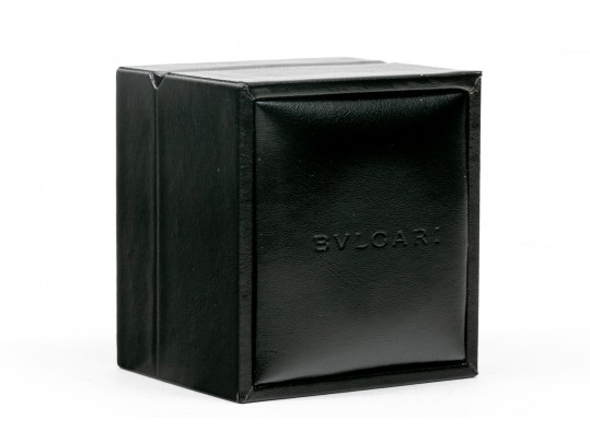 Bulgari Classic Sterling Silver Key Ring, Boxed