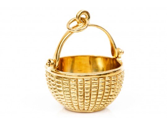 Classic 18K Nantucket Basket Glenaan Pendant 