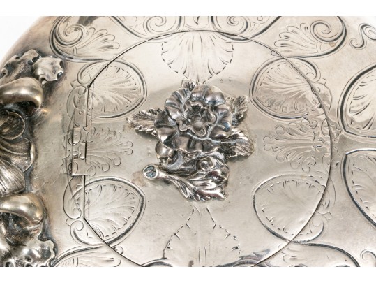 Antique Sterling Silver Beautiful Early Victorian Four Pieces Tea Set, Circa 1839 By Joseph Taylor