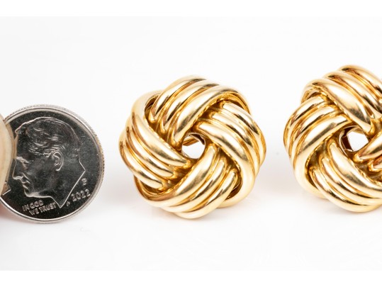 Timeless 18K Tiffany & Co. Knot Earrings 