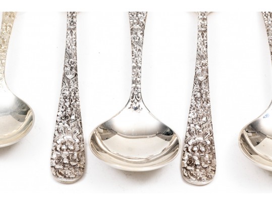 Lot Of Assorted Maker Complementary Sterling Silver Flatware, 112 Pieces