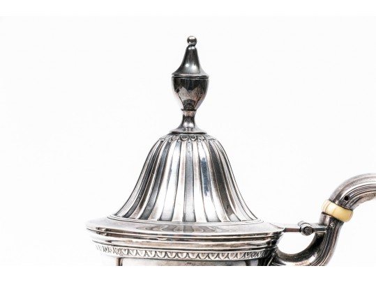 Tiffany & Co. Makers  Sterling Stunning Vintage Three Piece Pedestal Demitasse Set