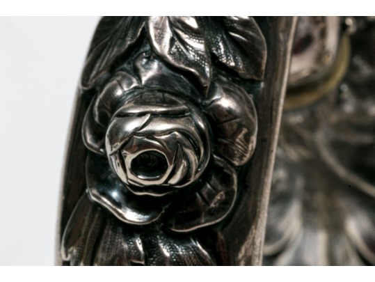 Antique Sterling Silver Beautiful Early Victorian Four Pieces Tea Set, Circa 1839 By Joseph Taylor