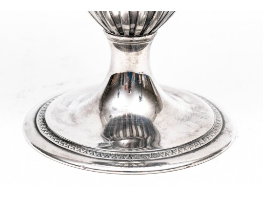 Tiffany & Co. Makers  Sterling Stunning Vintage Three Piece Pedestal Demitasse Set