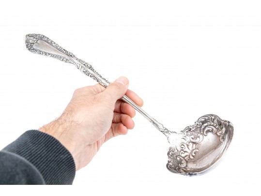Rogers AA Vintage Silver Plate Soup Ladle