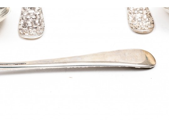 Lot Of Assorted Maker Complementary Sterling Silver Flatware, 112 Pieces