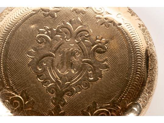 Lot Of Two Vintage Gold Filled Hunter Pocketwatches, Including Waltham