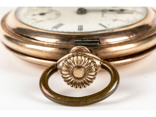 Lot Of Two Vintage Gold Filled Hunter Pocketwatches, Including Waltham