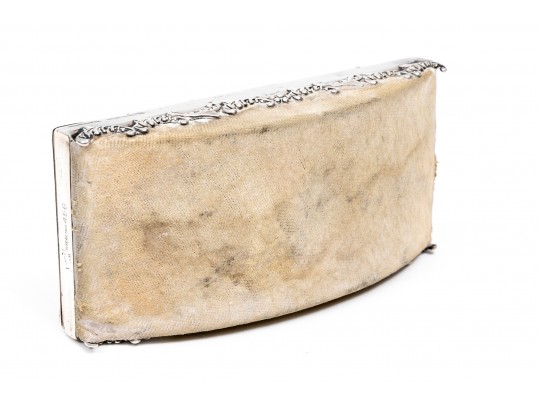 Sterling Silver Vintage Complementary Ornate Patterned Desk Set Items, Various Makers