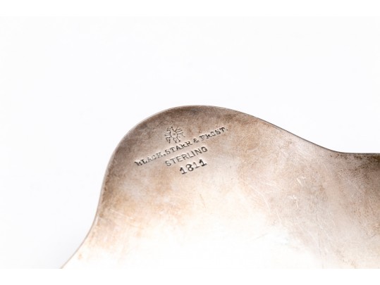 Sterling Silver Vintage Complementary Ornate Patterned Desk Set Items, Various Makers