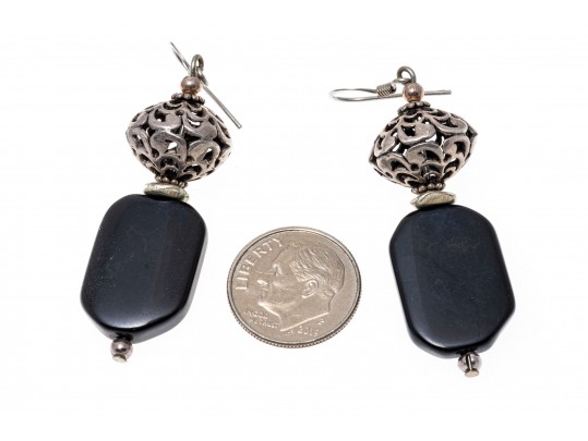 Lot Of Assorted Sterling, Silver Plate And Steel Jewelry Pieces