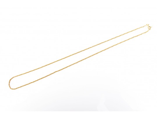14K Twist Cable Chain Necklace